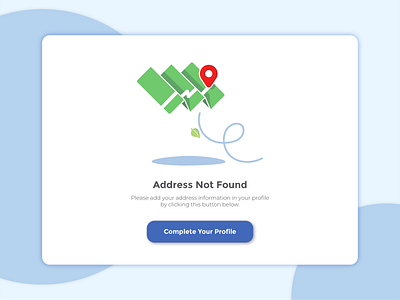 Address Not Found Page design graphic design illustration ui vector