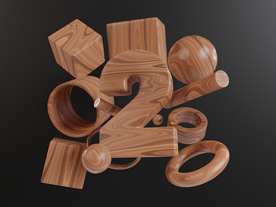 Two 3d design graphic design texture wood