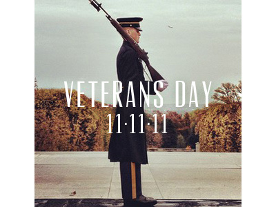 Veterans Day - A salute to all Veterans. losttype military pride usa veteran veterans day vevey