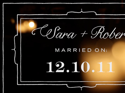 Titles for wedding video frames graphic nelly script script titles video