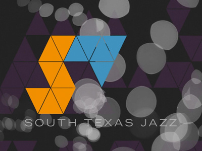 South Texas Jazz title graphic band graphics jazz music title