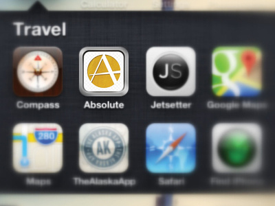 Absolute Travel App Icon app icon retina travel
