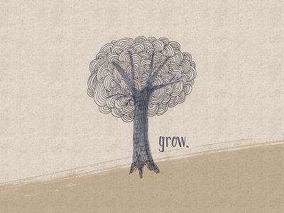 Grow background desktop doodle drawing free freebie illustration iphone