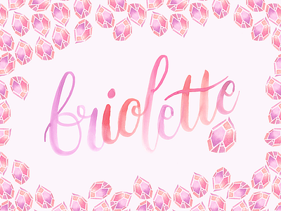 Briolette Digital Wallpaper