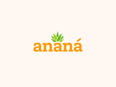 Ananá - Eventos brand branding logo