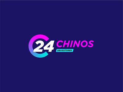 24 Chinos Drugstores brand branding drugstores logo