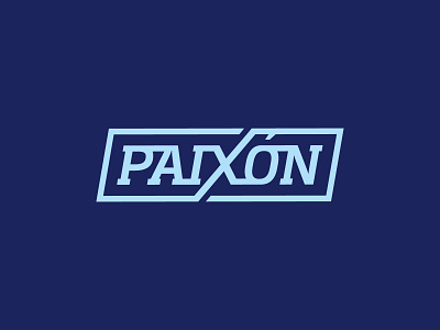 Logo Paixón brand brand design branding design futbol logo logotipo logotype soccer sport sportwear typography