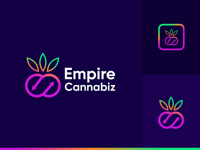 Empire Cannabiz Logo | Modern Logo | App Logo