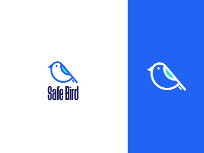 Safe Bird Logo Design birdlogo brand identity branding logo logo design minimalist logo modern logo