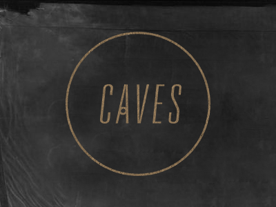 caves allcaps circle detail logo stamp texture type univers