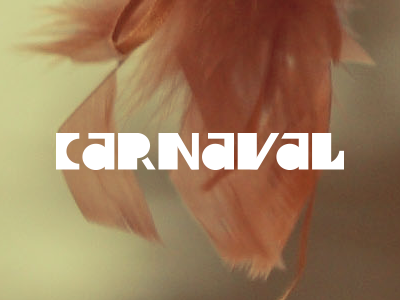 Carnaval lettering type