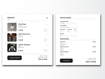 Credit Card Checkout dailyui design typography ui web