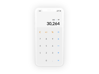 Calculator calculator dailyui design mobile mobile app ui