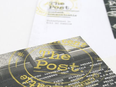 The Post Branding branding content marketeers corporate identity design graphic design idity print vintage