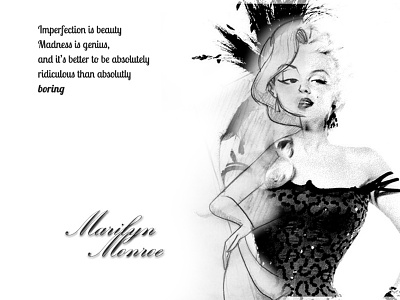 Marilyn showcase illustration
