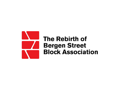 Bergen Street Block Assoc. brand identity branding concept design flat graphic design logo logotype minimal minimalism non profit organisation product type vector visual identity