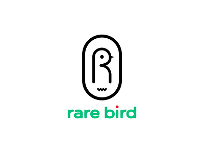 Rare Bird bird brand concept consulting flat graphic design identity logo logotype minimal modern tech