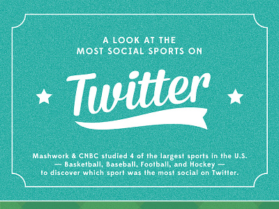 Infographic Title Card illustration infographic sports twitter