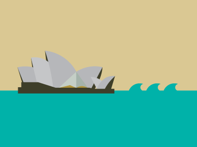 Sydney Opera House australia landmark ocean opera sydney waves