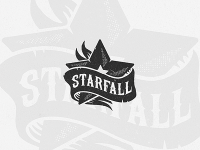 Starfall awesome stuff bike biker clothes clothing store emblem logo logomachine logotype star starfall