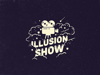 illusion show brand identity branding camera dreams emblem illusion illusion show logo logomachine logotype show