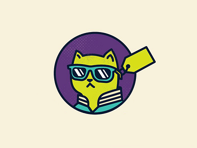 Fabulous Cat branding cat character design glasses logo logodesign logotype mascot