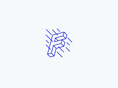 Furious blue brand identity branding logo logo inspiration logomachine logotype minimalistic web services