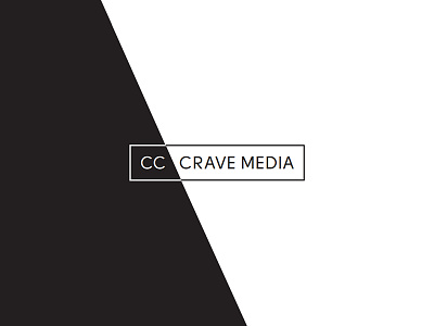 CC Crave black brand identity branding logo logomachine logotype minimalistic monochrome white