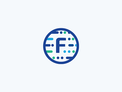 Flustex blue brand identity branding green icon logo logomachine logotype symbol