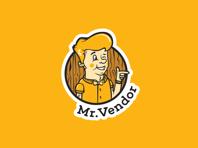 Mr. Vendor by Logomachine branding agency on Dribbble