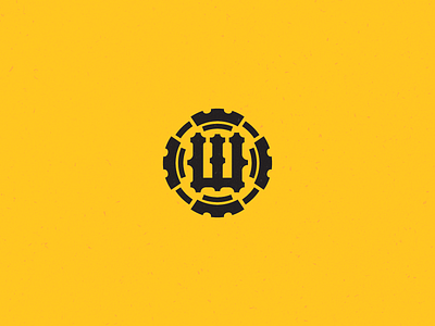 Tyre Service Logo black brand identity branding car logo logo inspiration logomachine logotype tyre yellow
