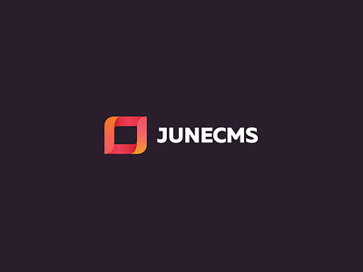 JuneCMS brand identity branding cms design logo logo design logomachine logos logotype