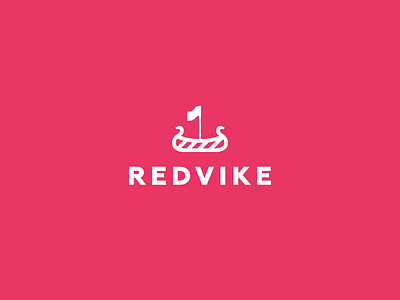 Redvike boat brand identity branding design logo logo design logomachine logos logotype red vector