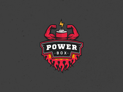Power Box brand identity branding design logo logomachine logos logotype sport sport nutrition vector