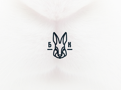 White rabbit animal brand branding design logo logotype rabbit white whiterabbit