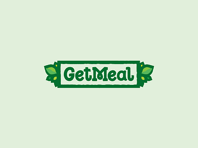 Get Meal bio delivery food food logo fresh green logomachine meal natural