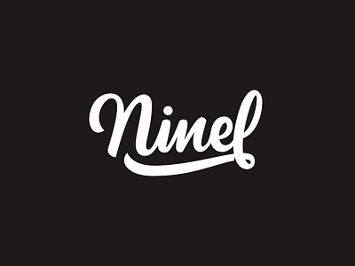 Ninel black blacknwhite brand brandidentity branding female font identity logo logotype store white