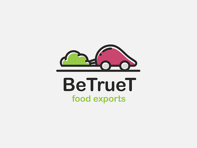 BeTrueT beetroot brand branding food fresh green identity indetity logo logotype pink