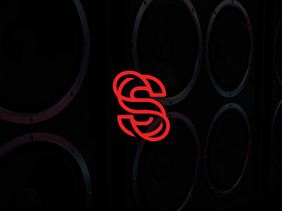 Sabov.net audiosystems black brand brandidentity branding identity logo logotype music red sound