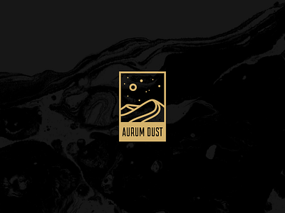 Aurum Dust aurum black brand brandidentity branding dust games gold identity logo logotype pc