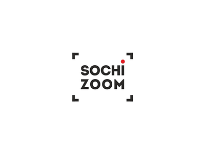 Sochi Zoom black brand brandidentity branding identity logo logotype sochi system video white