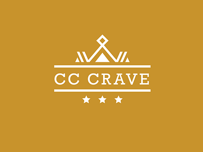 CC Crave artist branding business company crown gold identity king logo logotype music white