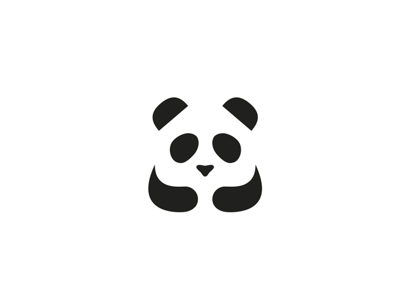 panda house by logo machine dribbble