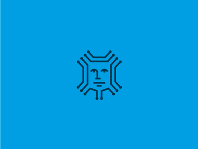 My Mind black blue brand brandidentity branding dude identity it logo logotype strange