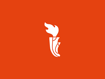 Second Breath brand brandidentity branding clothing club fire identity logo logotype orange sport torch