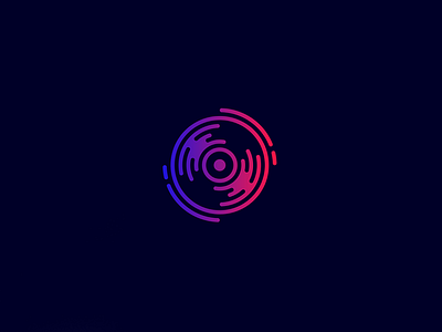 The Best Electronic Music blzck brand branding logo logotype music pink purple shape youtube