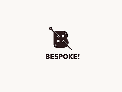 Bespoke! brand brandidentity branding brown consulting font identity letter logo logotype pastel pin