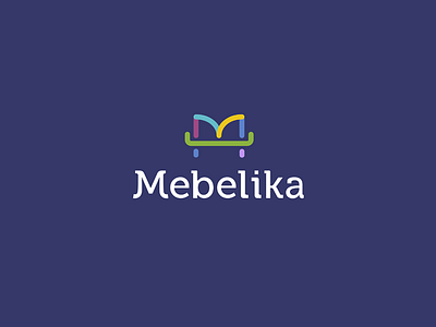 Mebelika brand brandidentity branding furniture identity logo logotype sign simple sofa