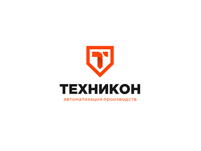 Technikon autiomation brand branding factory font identity letter logo logotype red