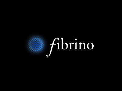 Fibrino black bloof blue brand dynamic font identity logo logotype mrdivine white